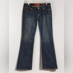 New Guess Premium Red Label 81 Bootcut Stretch Jeans Dark Wash Tall - Size 30